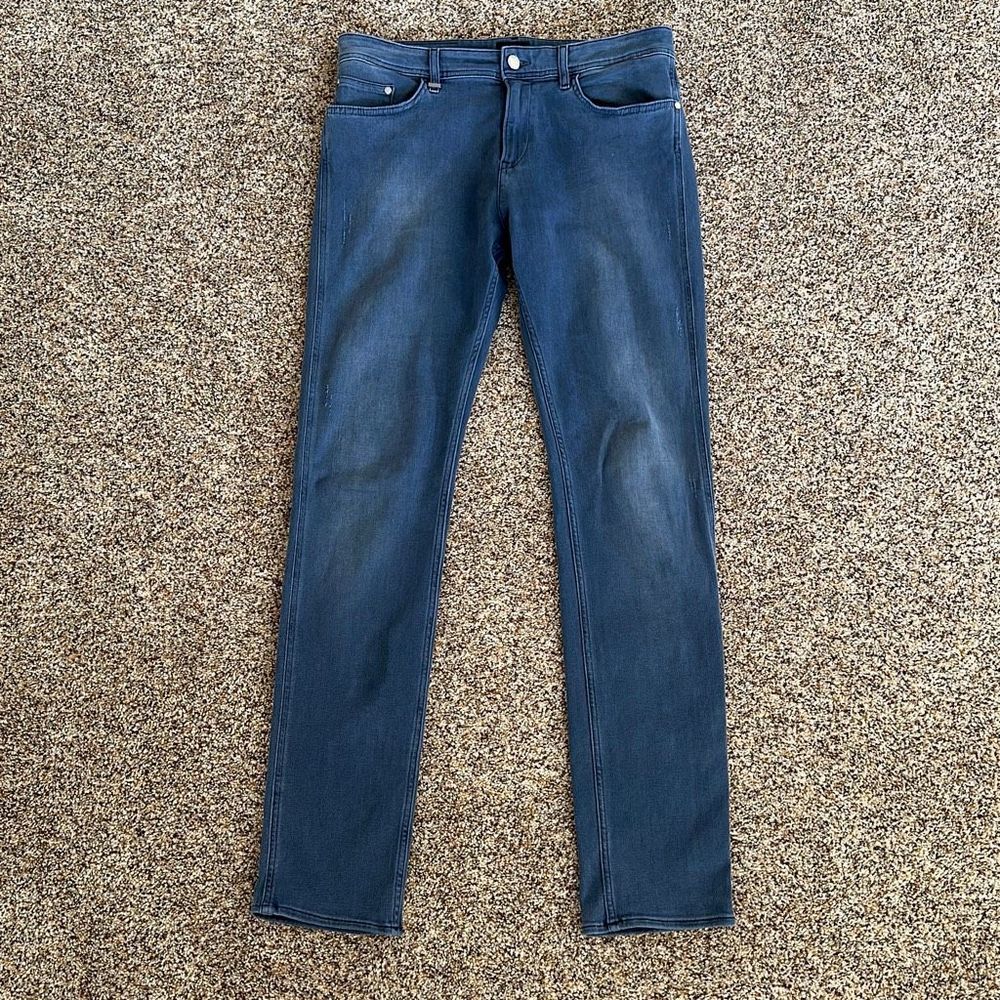 BOSS Hugo Boss Men’s Denim Stretch Gray Size 34